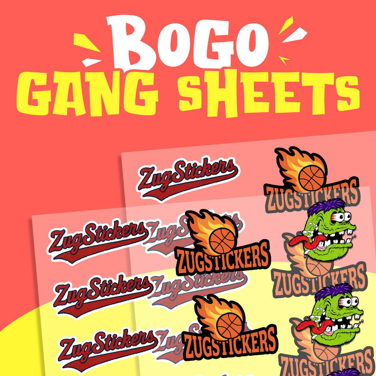 BOGO Gang Sheet Transfers
