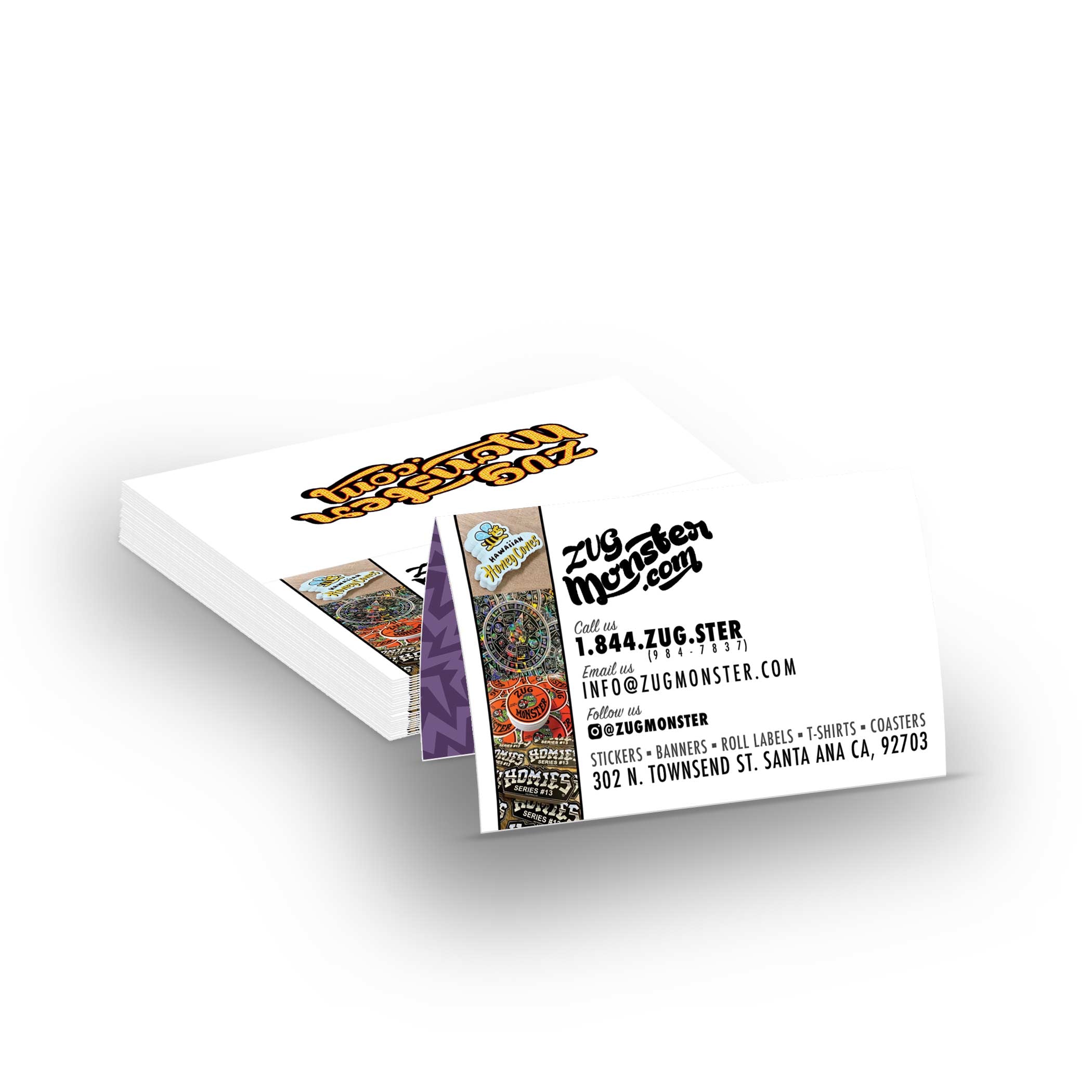 Tent Fold Business Cards