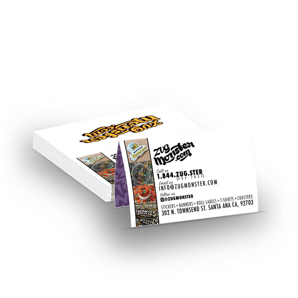 Tent Fold Business Cards