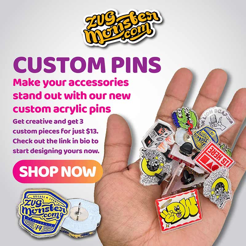 Design Your Brand's Signature: Custom Pins at ZUG MONSTER