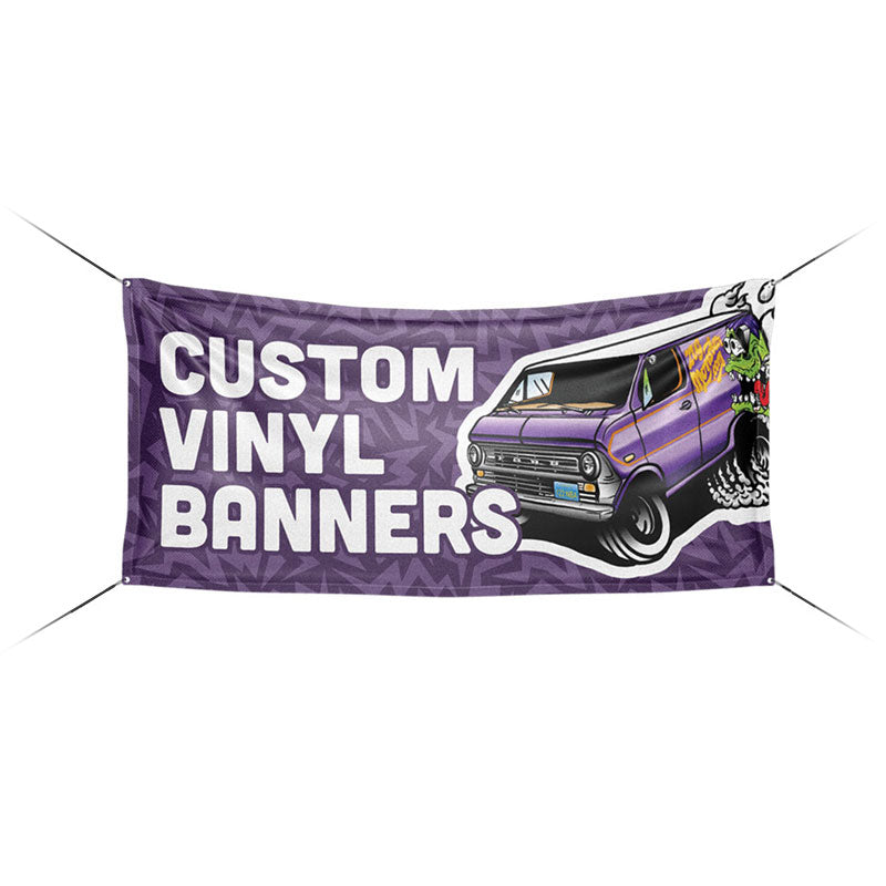 Large custom printed vinyl banner