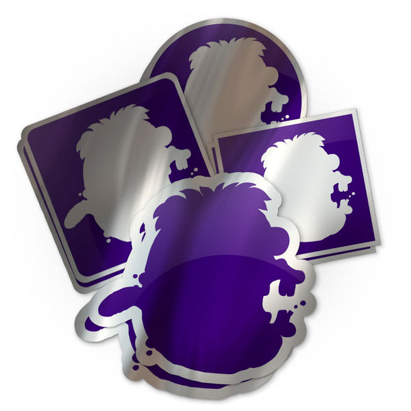 Chrome Sticker Samples