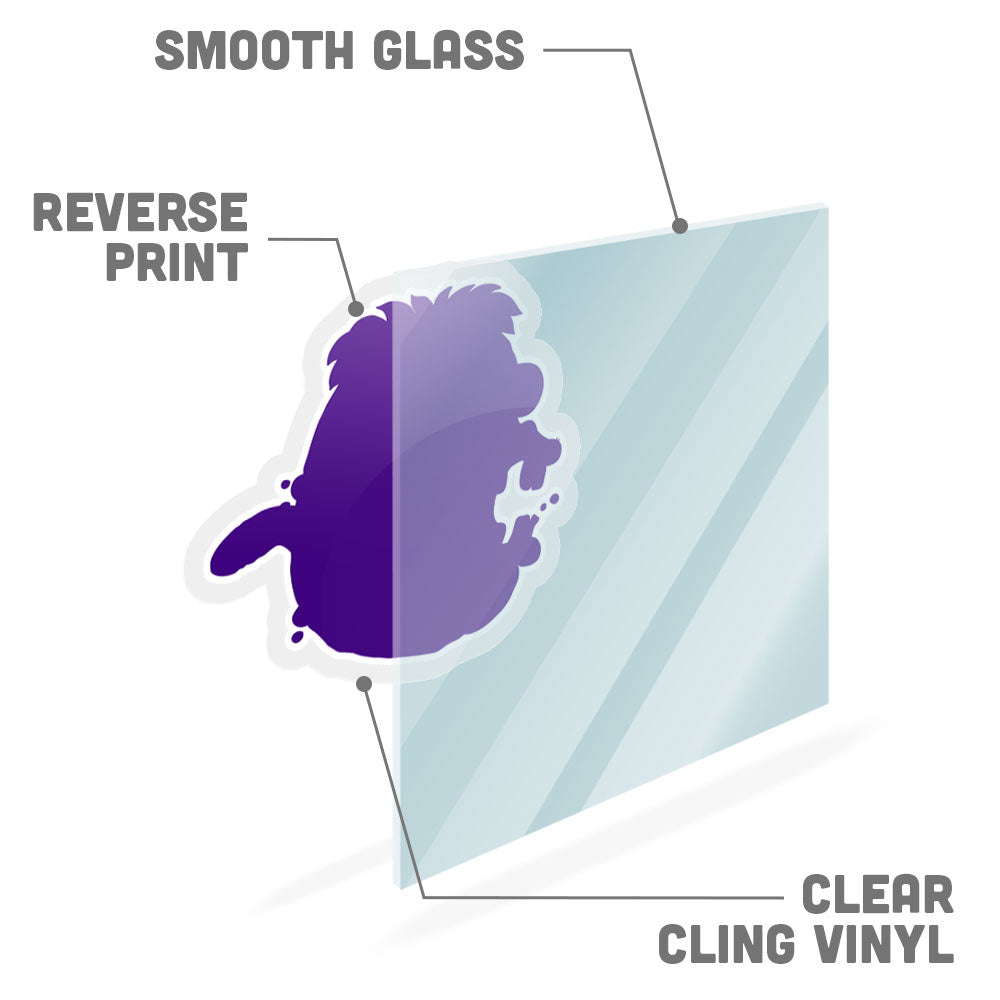 White Static Cling