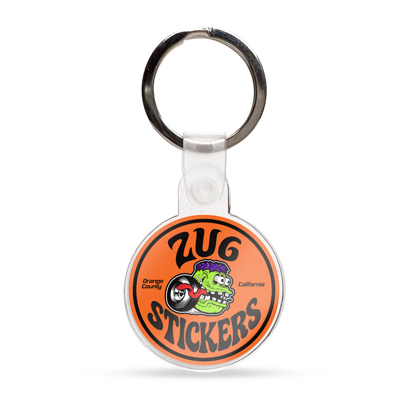 Custom printed acrylic keychain