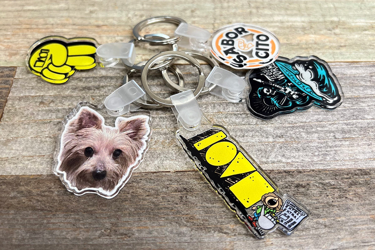 250 1.5 x 1.5" Keychains $99