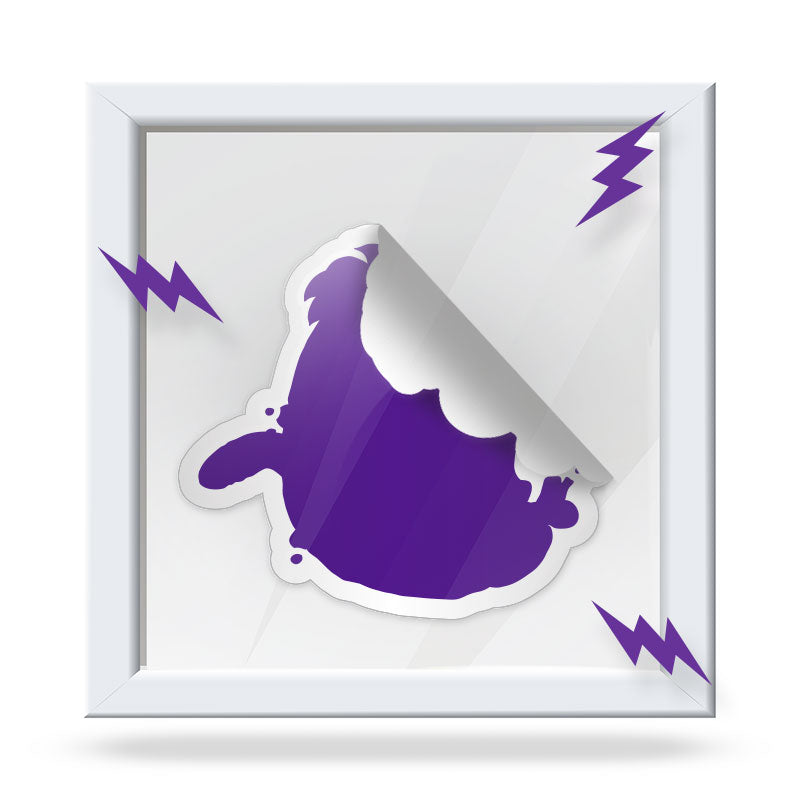 White Static Cling