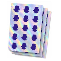 Holographic Metallic Label Sheets