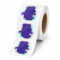 Holographic Metallic Roll Labels
