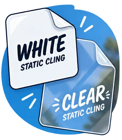 Choose White or Clear