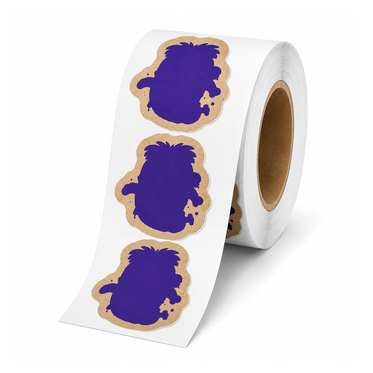 Kraft Paper Roll Labels
