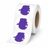 Oval Roll Labels